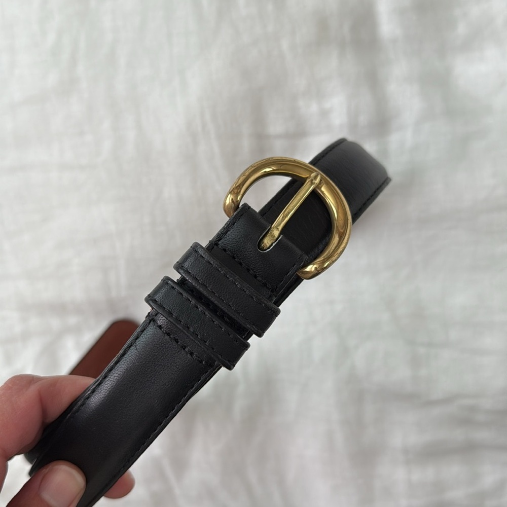 Vintage Coach 8400 Black Leather Belt - Picture 8 of 8